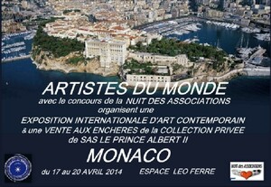 Di Cast Art. Exposition d'art contemporain, Monaco.
